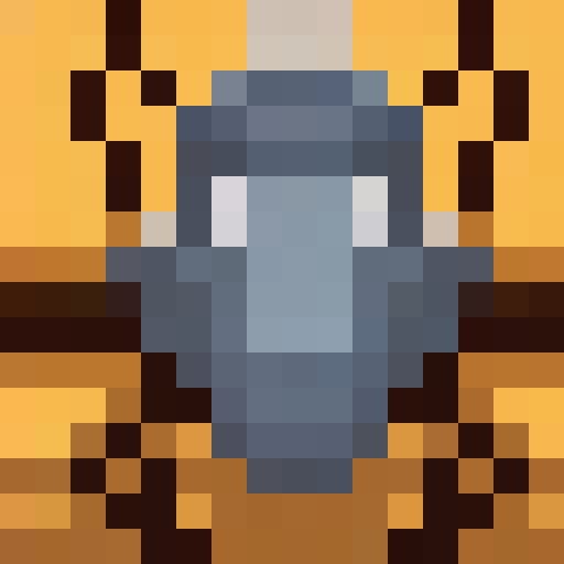 brown crate, game icon, 16x16, pixel art, close up, portrait, textured surface, weathered wood, rusty nails, dusty corners, soft shadows, rectangular shape, muted colors, low contrast, retro style, tiny details