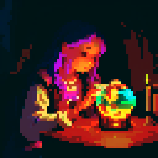 Modify the colors of this image to show candles blinking, creating a flickering light effect.