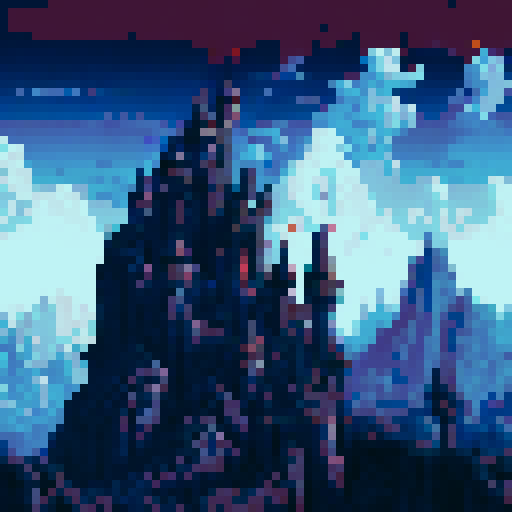 Dark mid evil themed castles