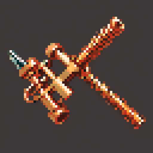 corkscrew with gear teeth in copper. Usable as an asset (clear, thick lines and a white background)