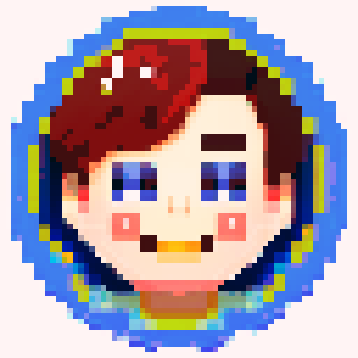 happy face, boy, portrait in circle
