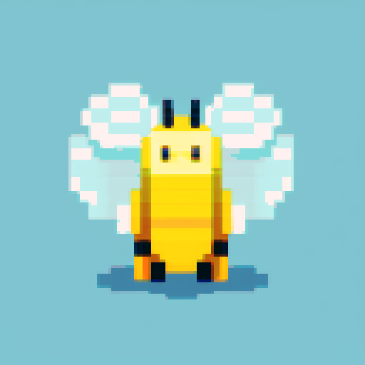 antropomorphic bee character