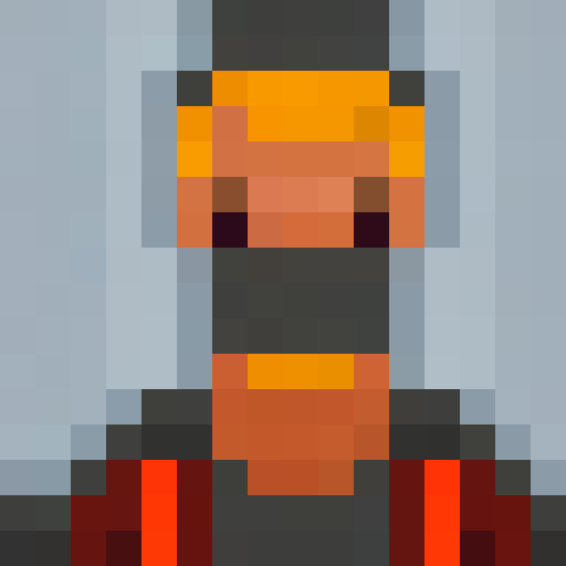 cute, 16x16 pixel art, close up, portrait, game icon, female character, RPG dress