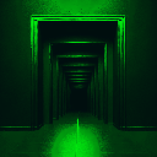 wide shot, open door, infinite doors, landscape, portrait