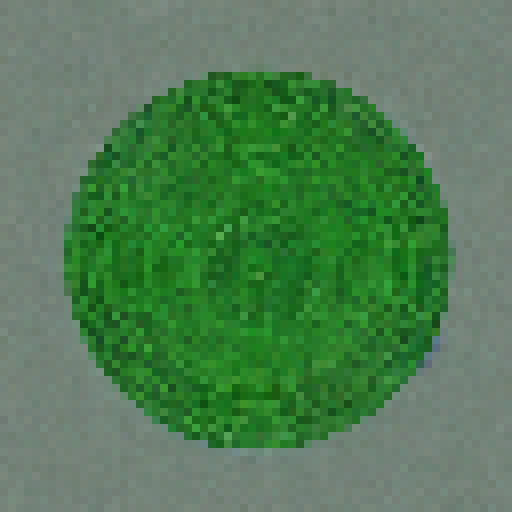 Create a 2D vectorized image of the Gran Canaria Island's silhouette filled with circles using a green color palette. It's crucial that the circles form the exact shape of the island, highlighting its unique outline. The image should have a non-realistic style and focus on the island's form.