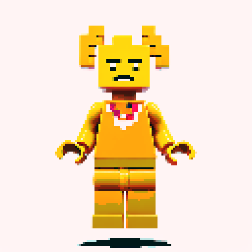 lego pixel, vibrant colors, blocky shapes, small plastic bricks, isometric perspective, retro video game, low resolution, 8-bit graphics, sharp edges, square grid, limited color palette, nostalgic feel, brick-built characters, iconic lego logo, digital recreation, detailed textures, crisp lines, simplified forms, nostalgic gaming vibes