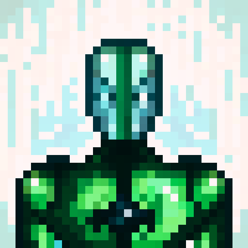 armour, game icon, 32x32 pixel art, sRGB, skill art, close up, portrait, metallic shine, intricate detailing, embossed patterns, engraved symbols, battle-worn texture, reflective surfaces, vibrant colors, heroic stance, dynamic lighting, immersive shadows