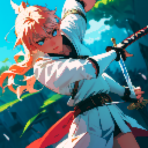 Swinging sword, sword slash, slashing attack