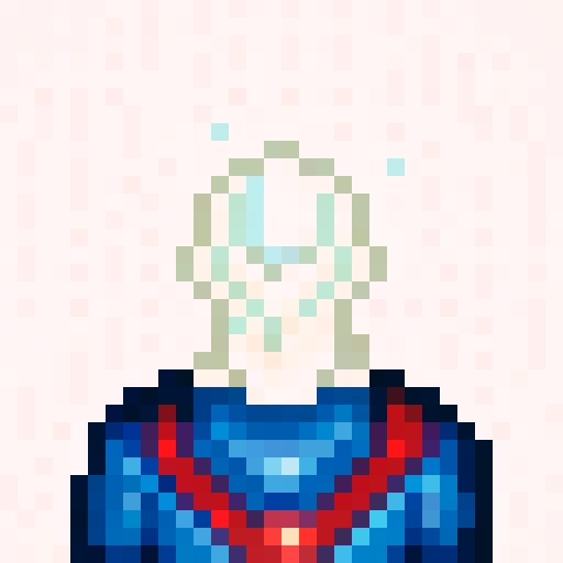 magician coat, vibrant colors, pixelated details, sRGB palette, skillful brushstrokes, close-up of buttons and embroidery, game icon, 32x32 pixels, framed portrait