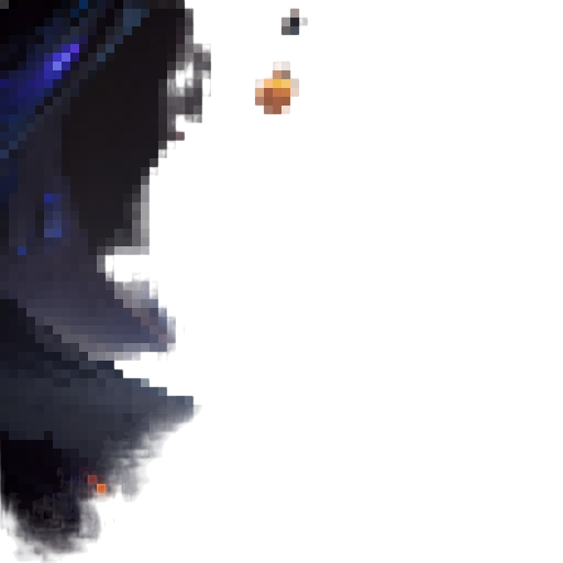 "Chromatic planet with rippling auroras, surrounded by tiny moons that spark like fireflies in the deep space abyss, rendered in a whimsical, painterly style."