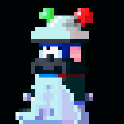 I need an idle animation for this 16x16 wizard
