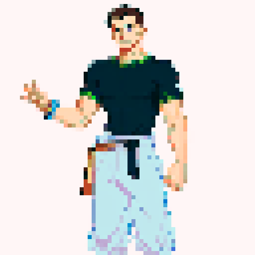 Pixel Art,Male
