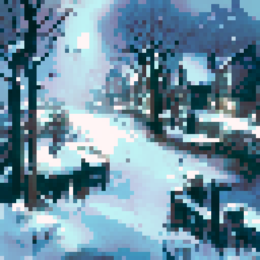 dark gothic style, city in the woods, winterfell, waterfall