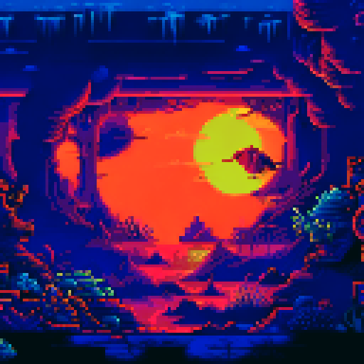 Underwater, deep sea, sea bed, fantasy, dark, shadows