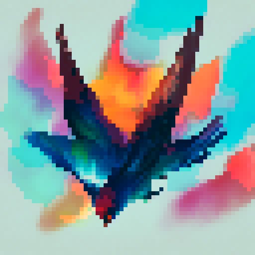 bird soaring high above a vibrant, sunset-drenched landscape, its majestic wings spread wide as it gracefully glides through the golden, painted sky