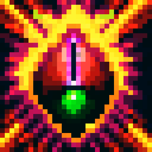 water balloon with evil energy emanating within, dark and ominous background