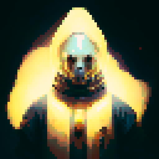 Sand guy with a tray on his head and cristal on his chest funny looking