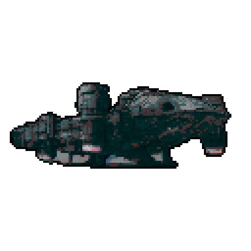 pixel art spaceship