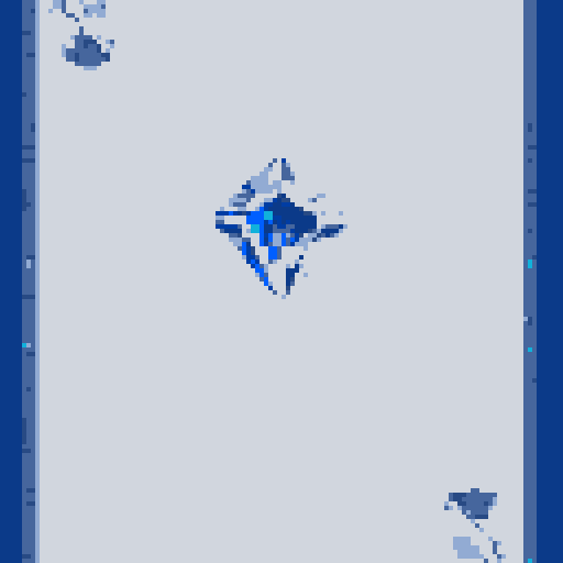 Create a Blue Sapphire gem in the center of the card