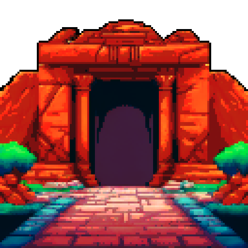 Ancient egyptian tomb entrance