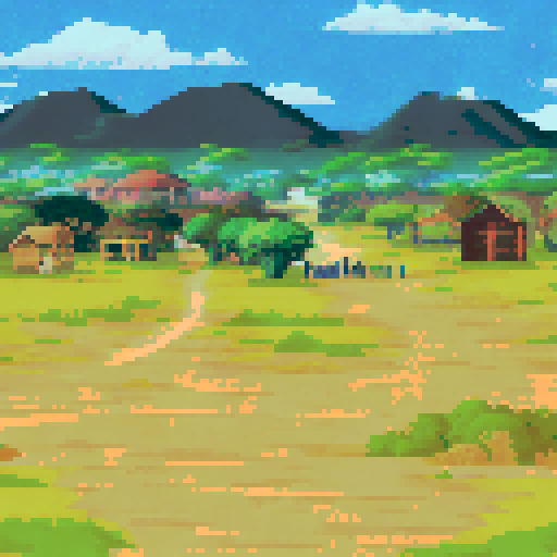 African market view with tons of people