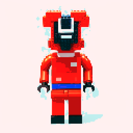 colorful pixel lego blocks arranged in a playful, vibrant composition, showcasing the intricate details and vibrant colors of pixel art in the sRGB color space