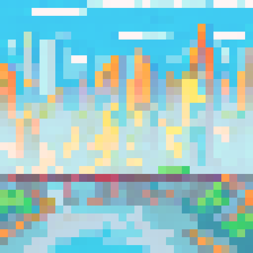 Red City on planet Mars