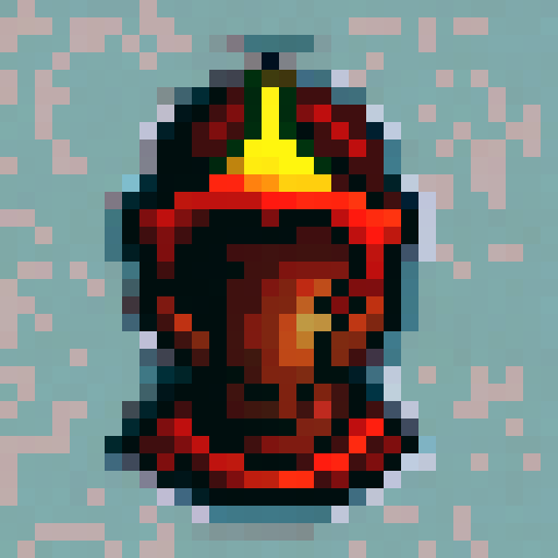 fiery volcanic mage crown