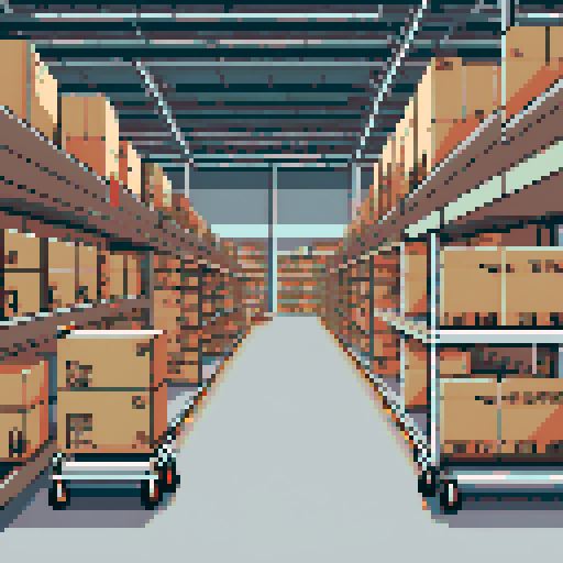 There is a conveyor belt on the left side, with boxes of different sizes travelling on it. On the right, there is a trolley filled with boxes. This is inside an Amazon warehouse in Germany  