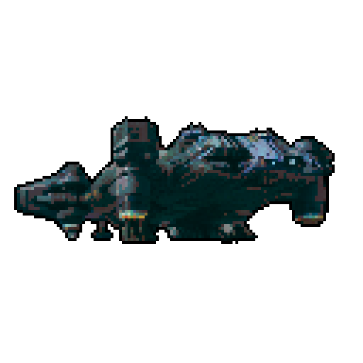 pixel art spaceship