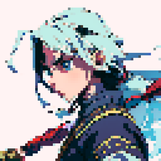 four characters that are all the same style, orientation, and size, but each have their own unique variations