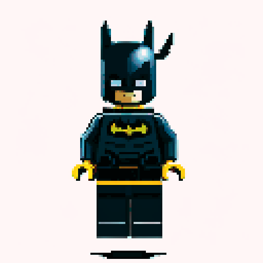 batman lego pixel