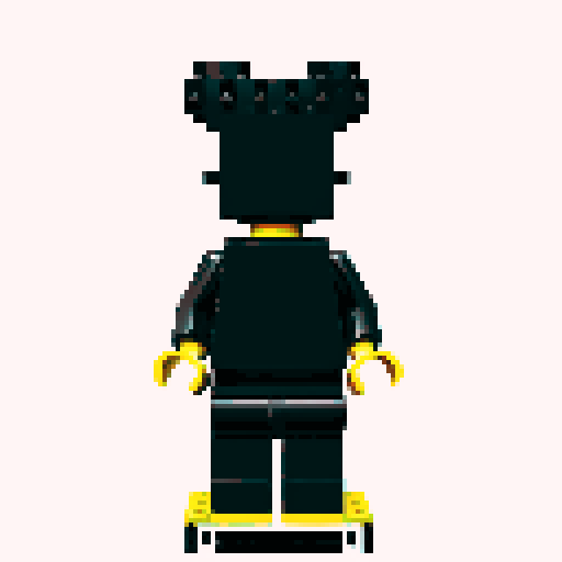 lego pixel, vibrant colors, blocky shapes, small plastic bricks, isometric perspective, retro video game, low resolution, 8-bit graphics, sharp edges, square grid, limited color palette, nostalgic feel, brick-built characters, iconic lego logo, digital recreation, detailed textures, crisp lines, simplified forms, nostalgic gaming vibes rainbow body