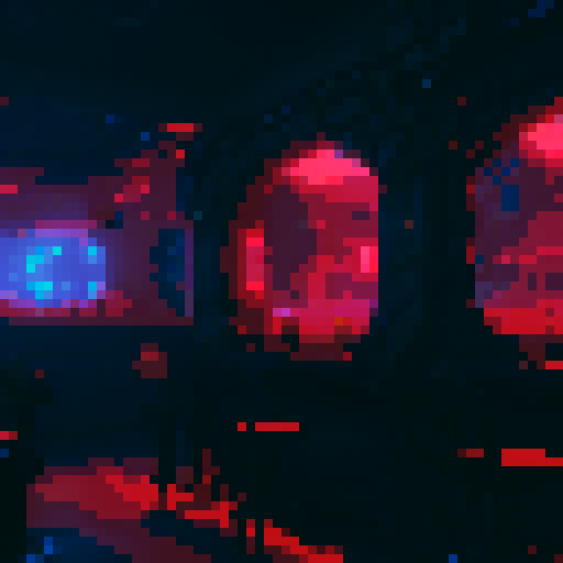 Futuristic , towering skyscrapers, neon lights, vibrant colors, people wearing futuristic outfits, pixel art
