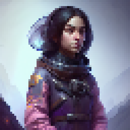 3d realistic portrait of a girl