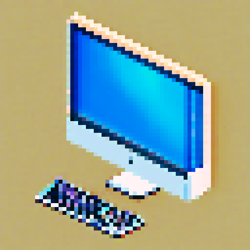 Front facing computer screen