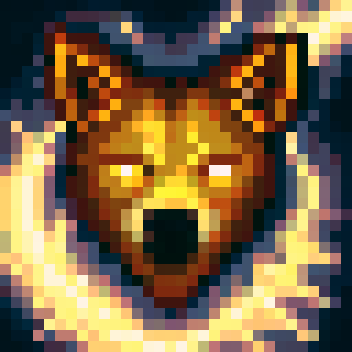 wolf avatar, portrait, glowing eyes, pfp