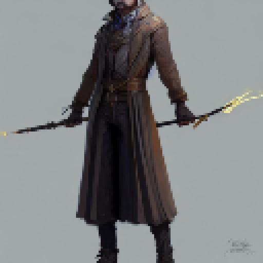 a magician with a magic wand