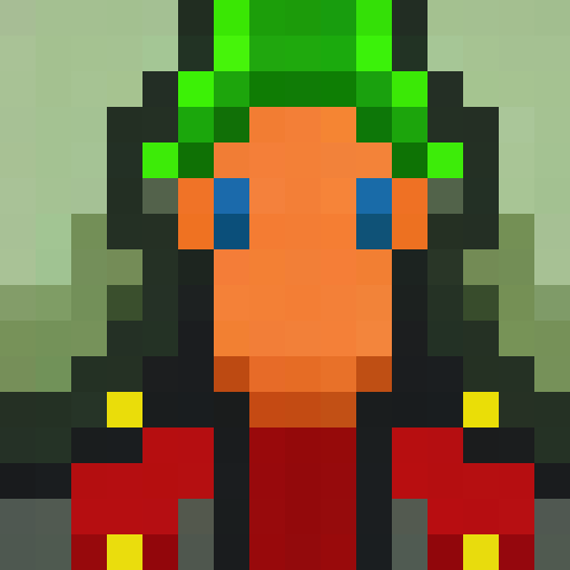 A green survival rucksack backpack