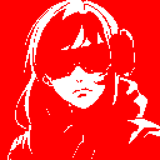 Cyberpunk hacker, anime style