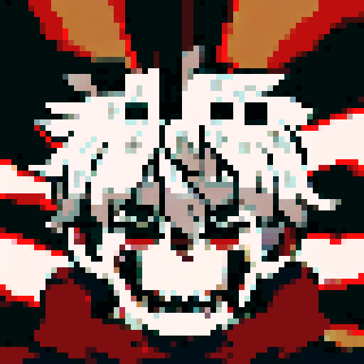 Attack on Titan, determined expression, intense eyes, close-up shot, anime-style, pixel art