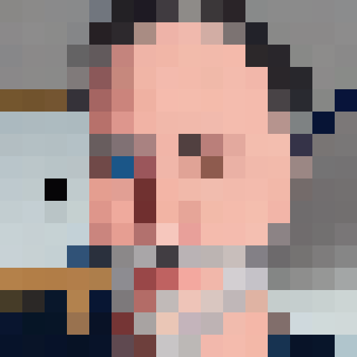 portrait man with blue eyes and beard