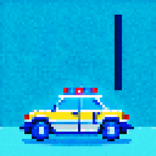 policecar from the side