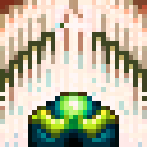 cyborg steel head, sleek and metallic, with intricate circuitry and glowing neon accents, surrounded by a suit of futuristic armor, all rendered in a game icon style, in a 32x32 pixel art format, vibrant sRGB colors, showcasing its detailed skill art, shown in a close-up portrait