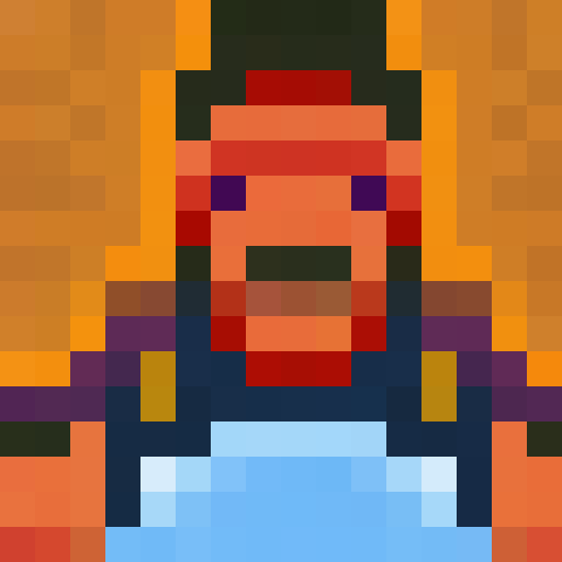 Pixelated close-up portrait of a 16x16 game icon depicting a sharp, translucent glass shard reflecting the light and casting a rainbow spectrum.