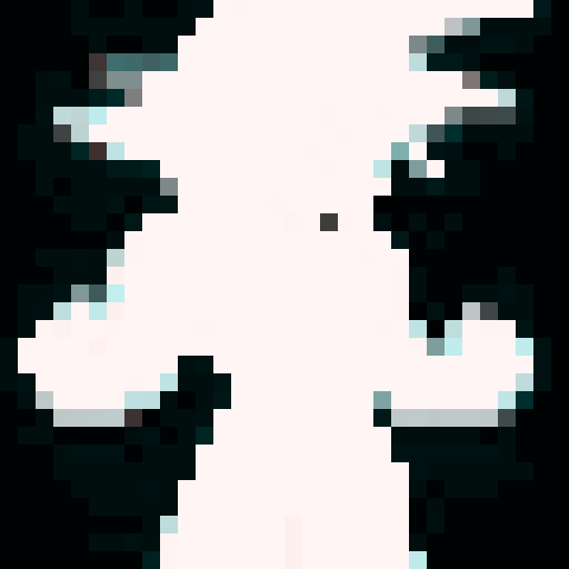 Take the given silhouette and color it with brown hair, beige skin and an outfit similar to Goku from Dragon Ball.