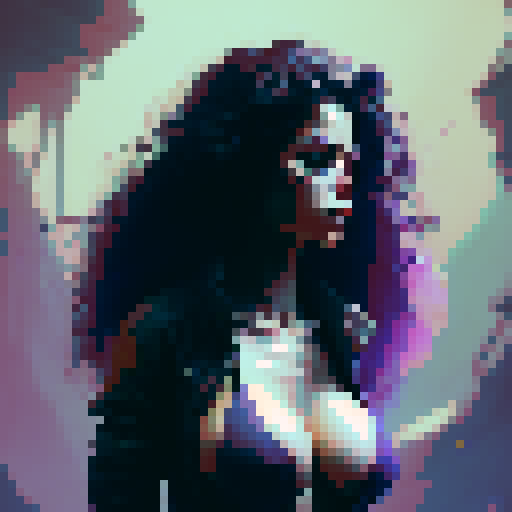 sexy naked woman, bent over with ass facing camera, fingering herself, pixel art porn
