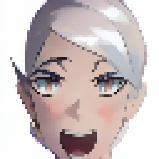 bald asian girl head only