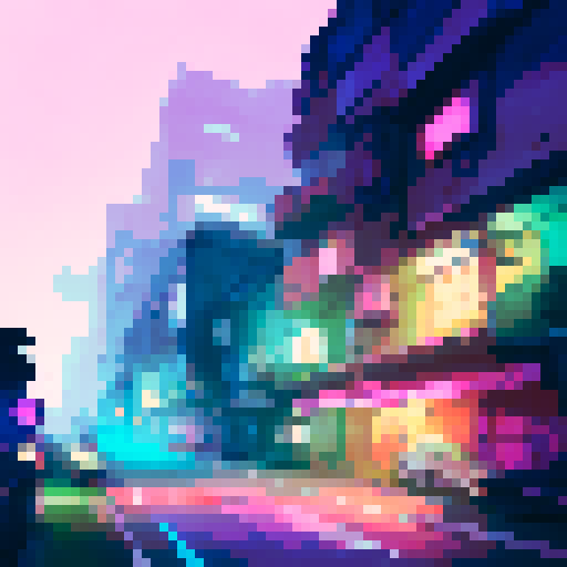 neon futuristic that can be a car background with a blurry portrait peaking somwhere behind