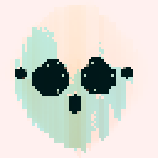 Pixel art with minimal color palette. up to 4 colors